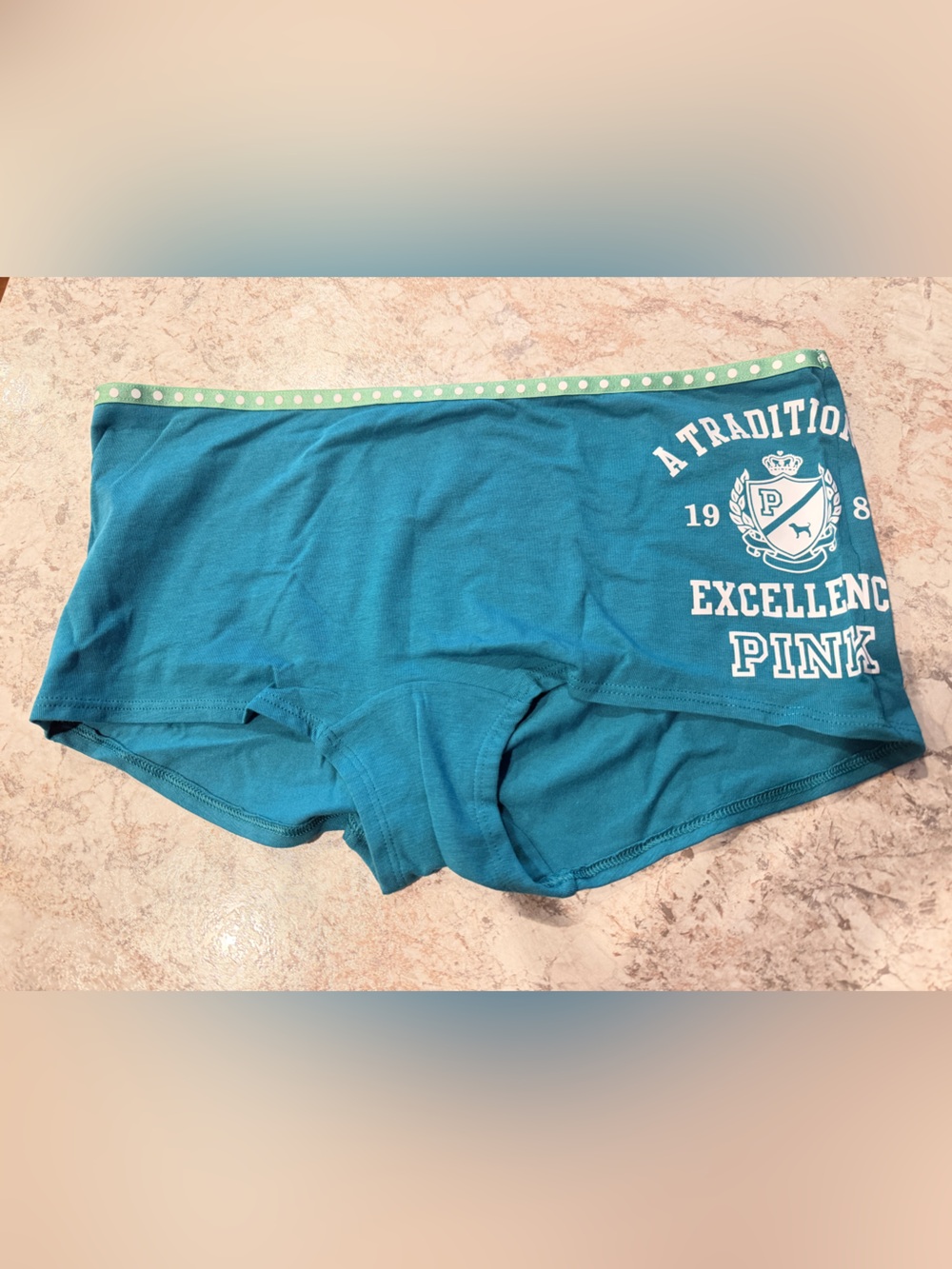 VS PINK Cotton Shortie Panty NWT Large